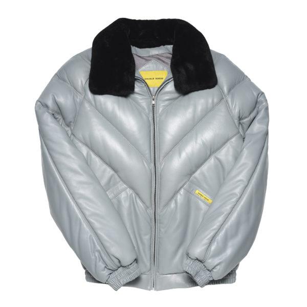 DoubleGoose Product V Bomber Grey Front Collar