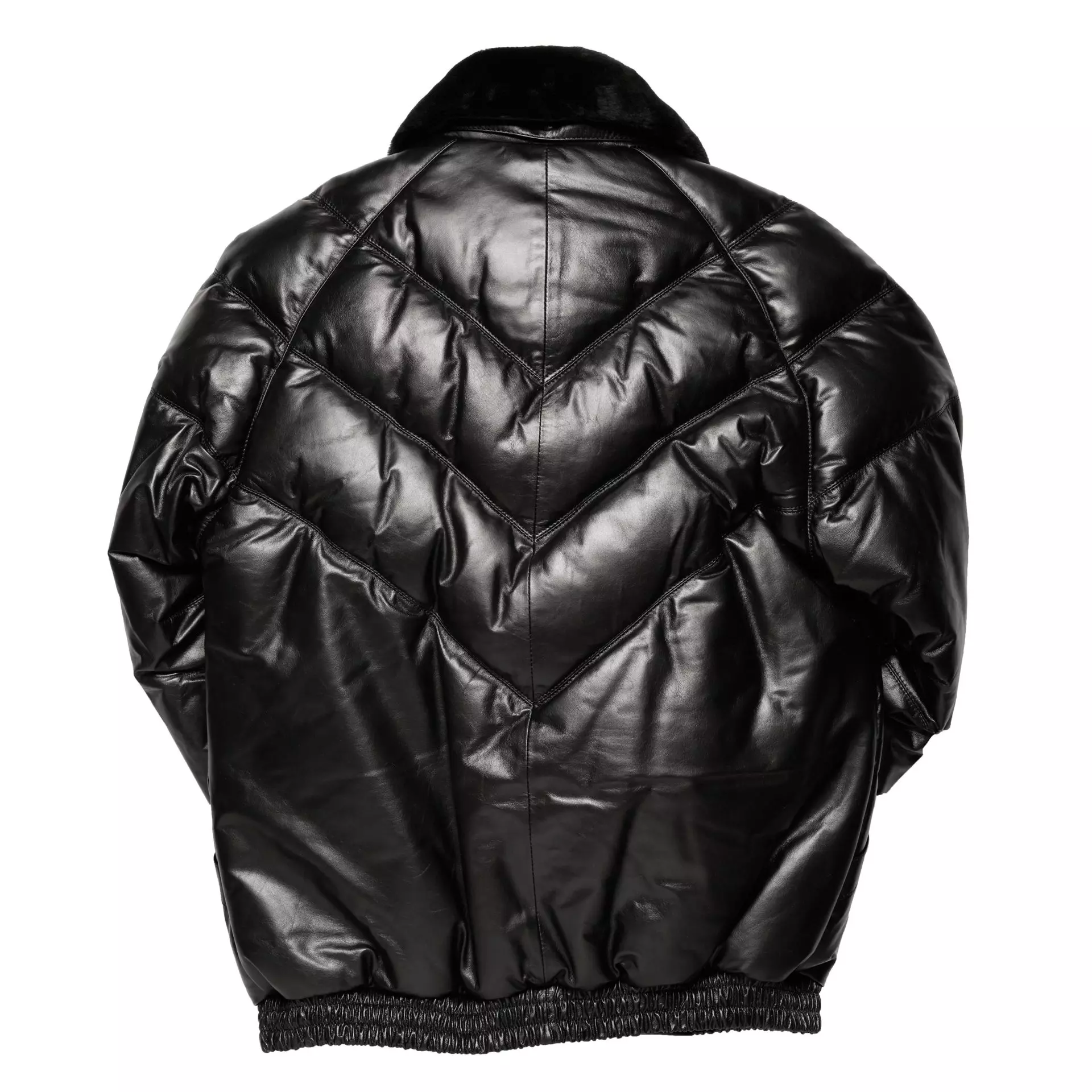 Double goose leather jacket best sale