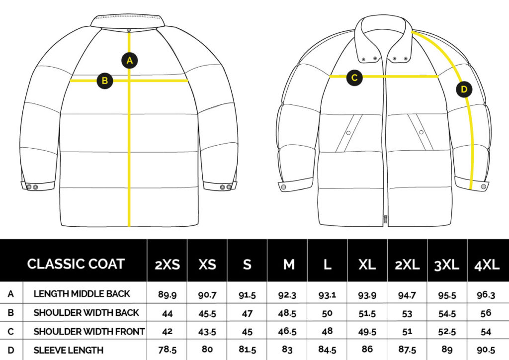 Sizing Charts | Double Goose